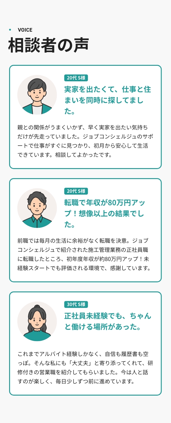 相談者の声